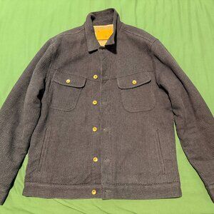 Taylor Stitch Long Haul Jacket in Indigo Sashiko Sz 44 EUC